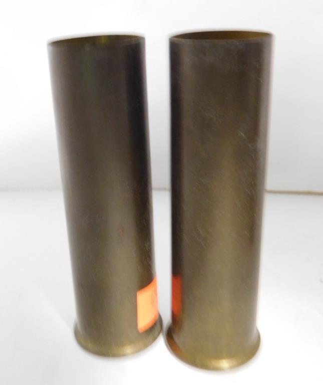 Lot #45B - (7) Unfired 8 gauge rounds, two of which are in brass casings