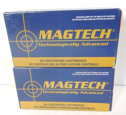 Lot #45I - (2) Full boxes of Magtech .38 Super Auto 130 grain (100 rounds total)