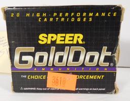 Lot #45K - (2) Full boxes of Federal .41 Remington Magnum and (7) rounds of Gold Dot  .41 Magnum