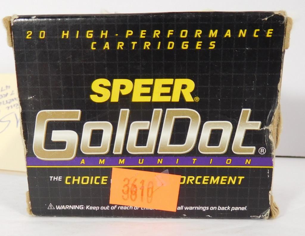 Lot #45K - (2) Full boxes of Federal .41 Remington Magnum and (7) rounds of Gold Dot  .41 Magnum