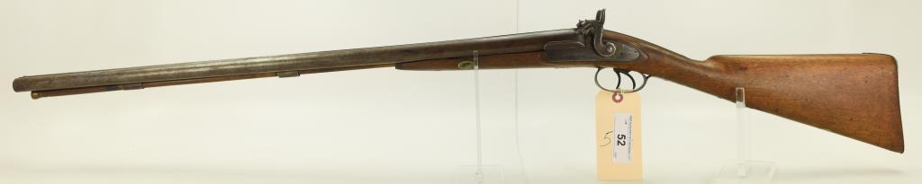 Lot #52 - Joseph Manton & Son Company  Mdl  SxS English Percussion Shotgun 12 GA SN#  None~~ 30"