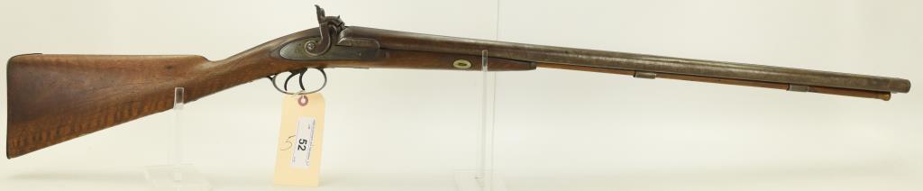 Lot #52 - Joseph Manton & Son Company  Mdl  SxS English Percussion Shotgun 12 GA SN#  None~~ 30"