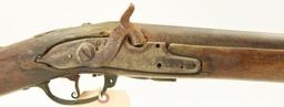 Lot #61 - Unk. Maker Mdl Musket, Conv. From  Flint .78 Cal +/- SN# None~~ 43” BBL, 59.5”  OAL.