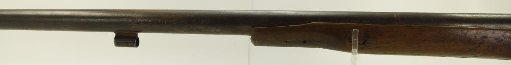 Lot #61 - Unk. Maker Mdl Musket, Conv. From  Flint .78 Cal +/- SN# None~~ 43” BBL, 59.5”  OAL.