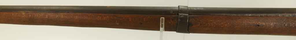 Lot #62 - Unk. Maker Mdl Percussion  Musket .69 Cal +/- SN# 851~~ 36” BBL, 52”  OAL. Hammer &