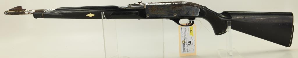 Lot #66 - Remington Mdl NYLON 66 Semi Auto  Rifle .22 LR SN# NSN-850~~ 19" BBL. 39" OAL.  Heavy