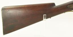 Lot #67 - G.E. Hillard  Mdl Percussion  Shotgun 16 Ga +/- SN# None~~ 23” BBL, 38”  OAL, Brass