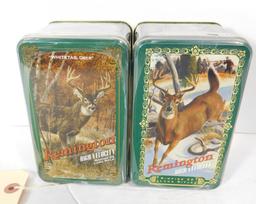 Lot #75F - (2) Remington High Velocity Collectors tins with 300 rounds each of .22  rimfire long