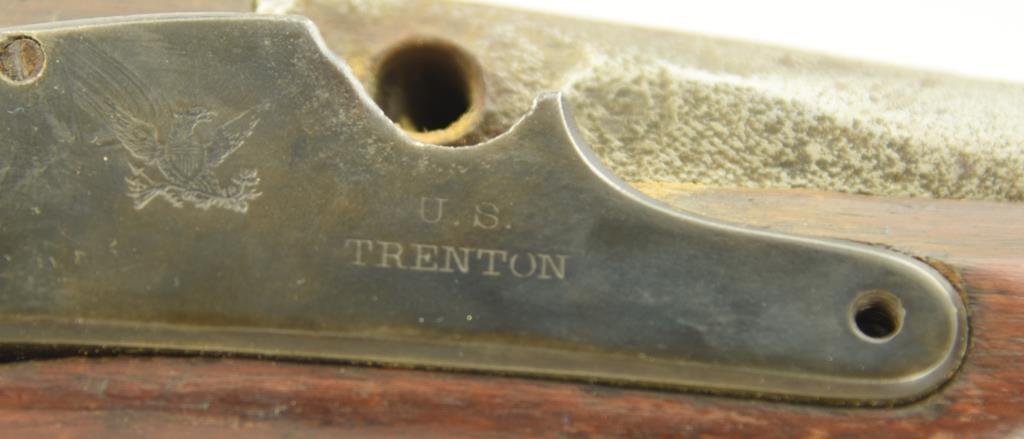 Lot #77 - US/Trenton Mdl Musket Marked  1864 .58 Cal SN# None~~ 33.5” BBL, Missing  several