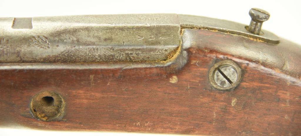 Lot #77 - US/Trenton Mdl Musket Marked  1864 .58 Cal SN# None~~ 33.5” BBL, Missing  several