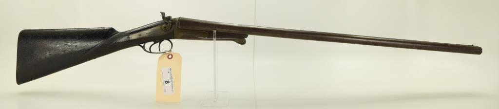 Lot #8 -  Richards Mdl SxS Breech Loading  Shotgun 12 GA SN# None~~ 30" BBL, Under Lever  to