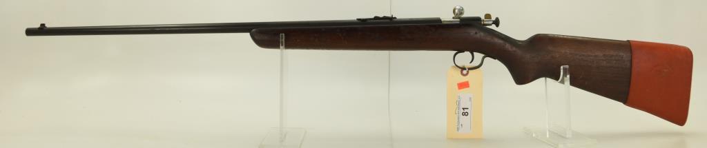 Lot #81 - Winchester  Mdl 67-22 Bolt Action  Rifle .22 Cal SN# NSN~~ 27” BBL, 44” OAL,  Single