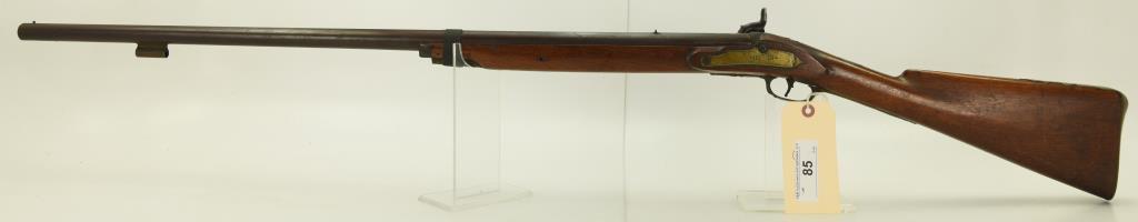 Lot #85 - Hapgood Mdl Perc. Fowler, Made from  Musket, .58 Cal +/- SN# None~~ 32" BBL, 49”  OAL