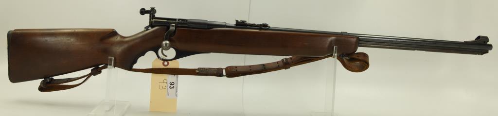 Lot #93 - Wards Mdl Westernfield Bolt Action  Rifle .22 LR SN# 04M491A~~ 25” BBL, 43” OAL,  Peep