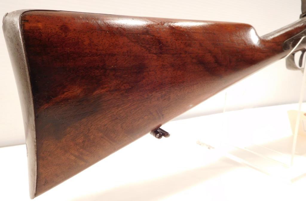 Lot #357 - Unk Maker  Pin Fire SxS Shotgun