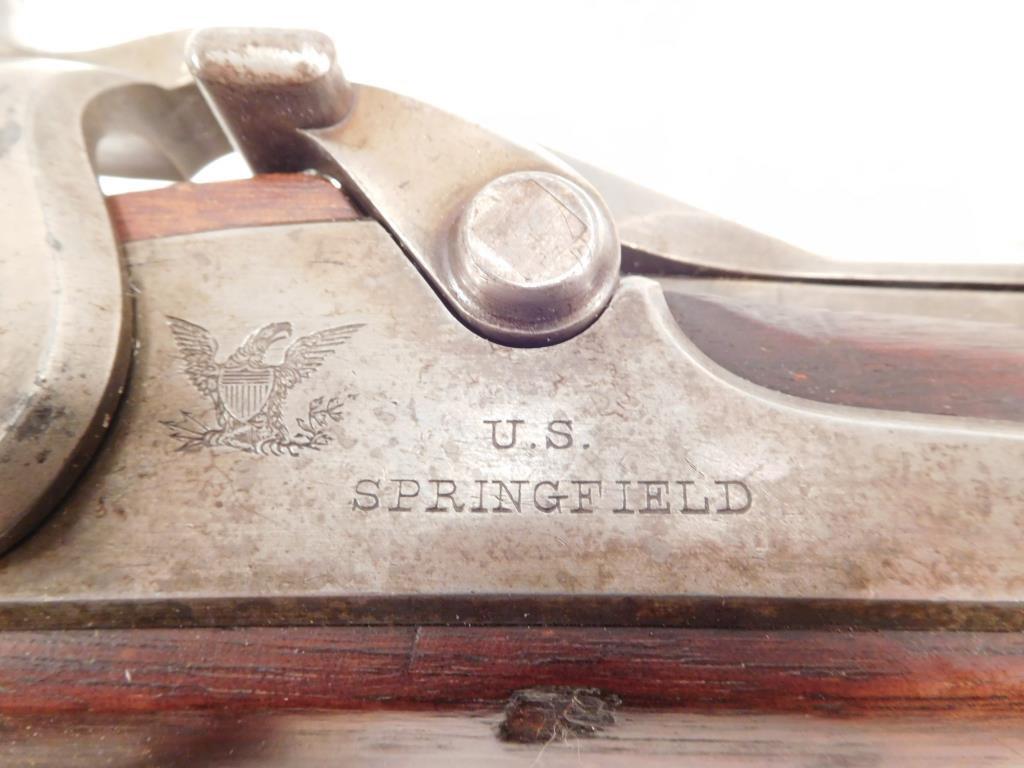 Lot #375 - US Springfield 1868 Trapdoor Rifle