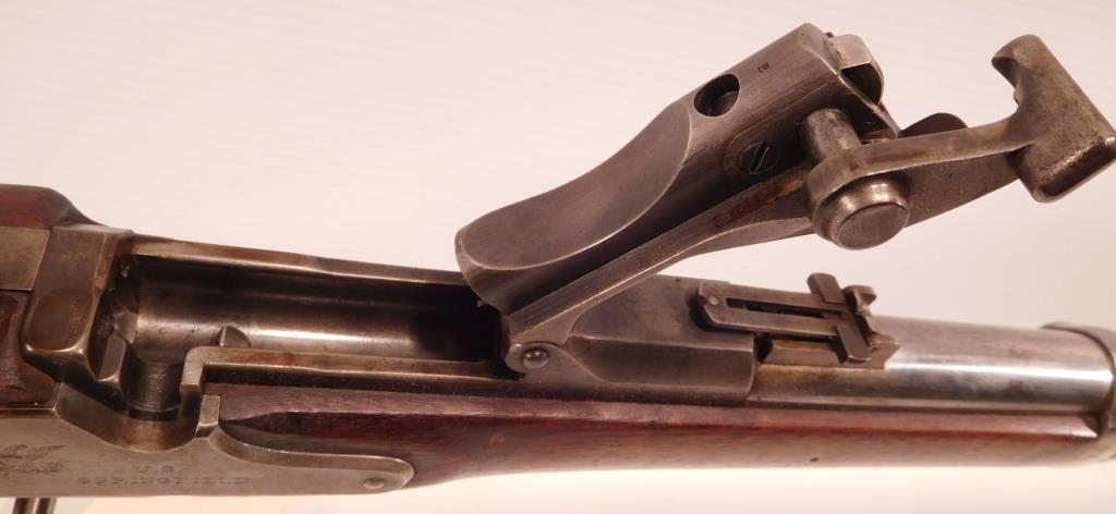 Lot #375 - US Springfield 1868 Trapdoor Rifle