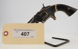 Lot #407 - S&W 1, Iss. 2, Tip-Up, 7-Shot Revolver