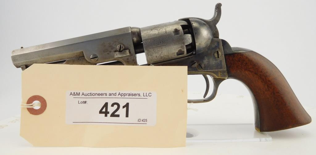 Lot #421 - Colt  1849 Pocket , Type 1 SA Rev