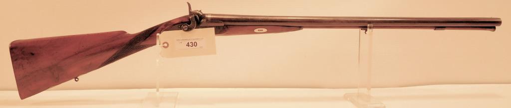 Lot #430 - Mortimer SxS Percussion Shotgun