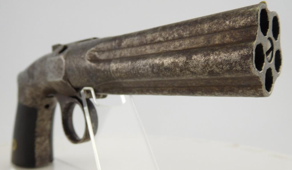 Lot #434 - Robins & Lawrence 5 Shot Pepperbox