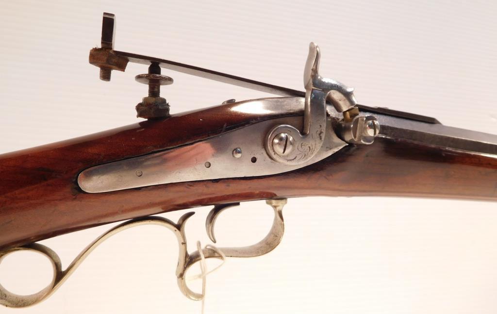 Lot #449 - Unk Maker  Percussion Rifle