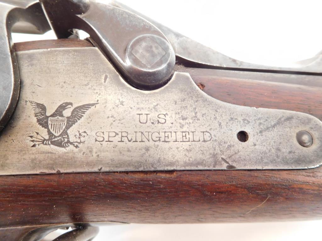 Lot #496 - US Springfield  1873 Trap Door Rifle