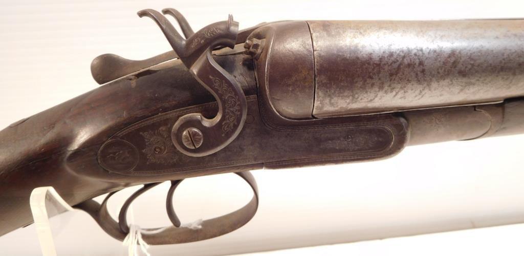 Lot #501 - Wm Moore  Side by Side Shotgun