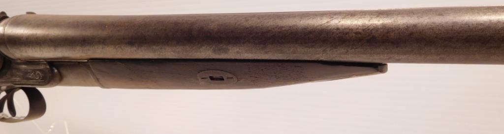 Lot #501 - Wm Moore  Side by Side Shotgun