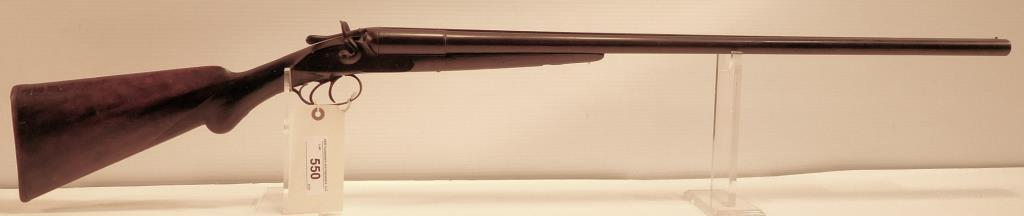 Lot #550 - Henri Peiper SxS Ham. Shotgun
