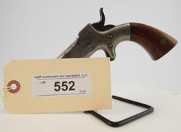 Lot #552 - Allen & Wheelock Ctr Hammer Pistol