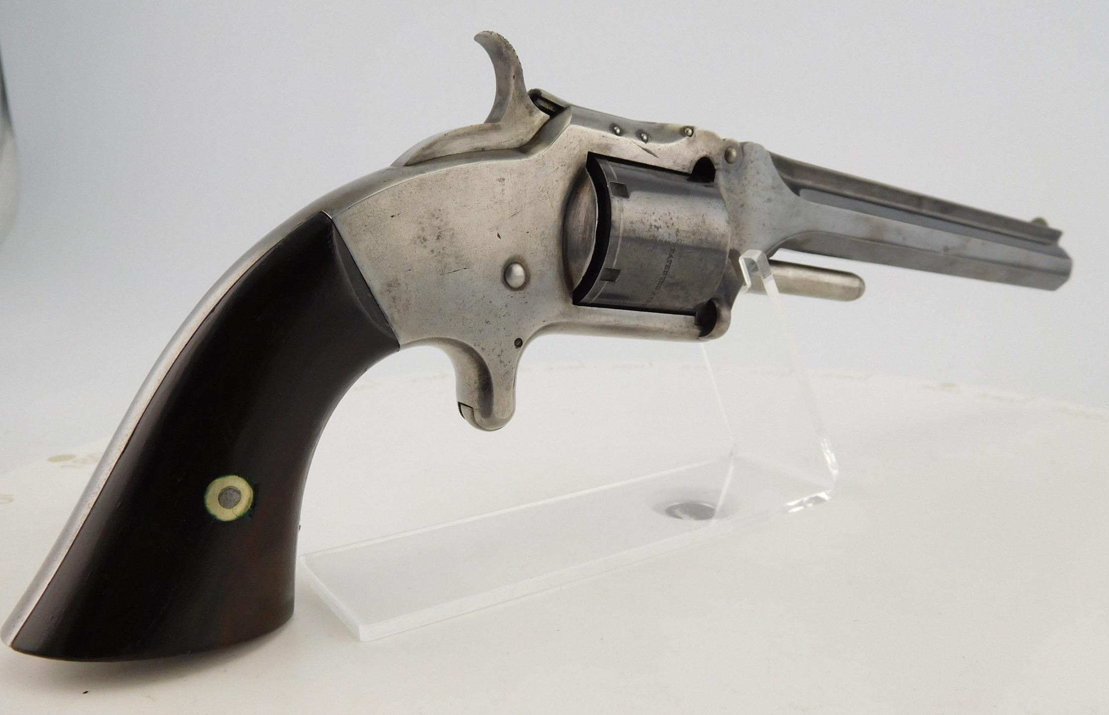 Lot #408-S & W Mdl 2, Army Tip-Up, 6 Shot Revolver
