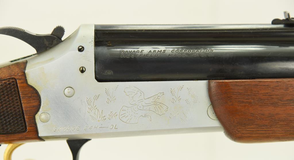 Lot #658 - Savage 24h-DL O/U Rifle-Shotgun