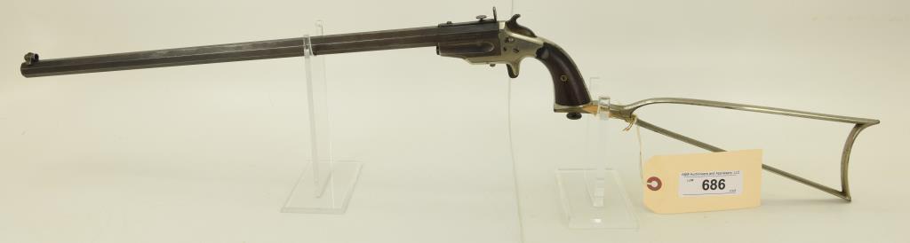 Lot #686 - F. Wesson 1870 Lg Frame Pocket Rifle