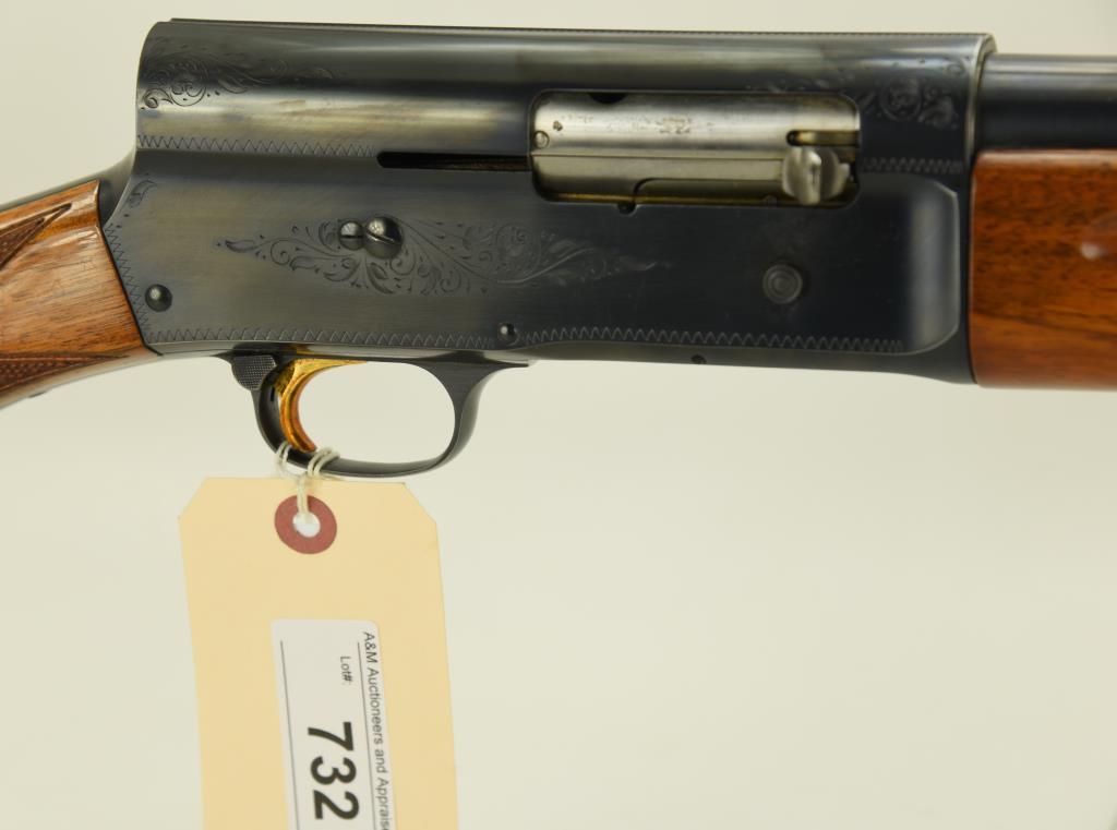Lot #732 - Browning A-5, Light 12 SA Shotgun