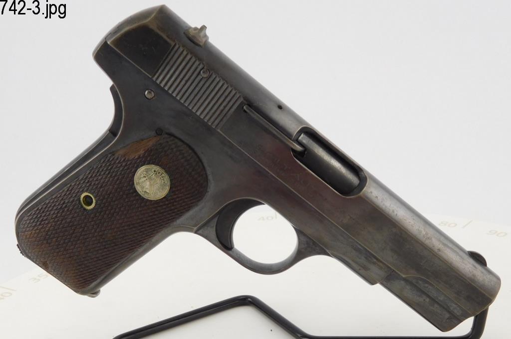 Lot #742 - Colt 1908 S. Auto T4 Hammerless