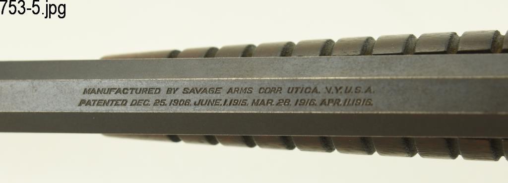 Lot #753 - Savage  1914 Slide Action Rifle