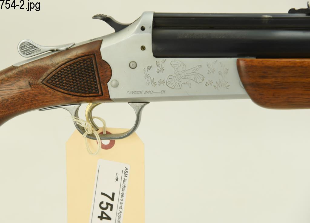 Lot #754 - Savage  24C-DL Combo O/U Gun