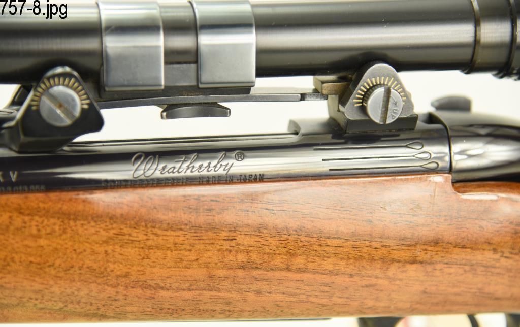 Lot #757 - Weatherby Mark V Deluxe BA Rifle