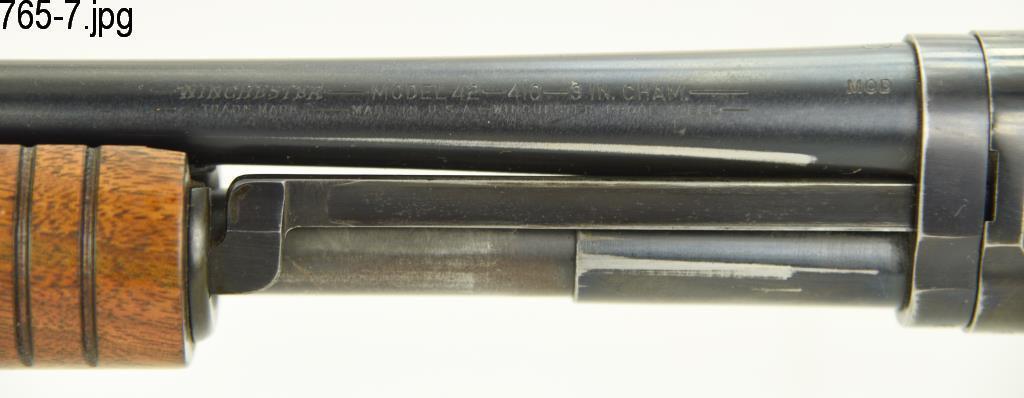 Lot #765 - Winchester 42 Pump Action Shotgun,