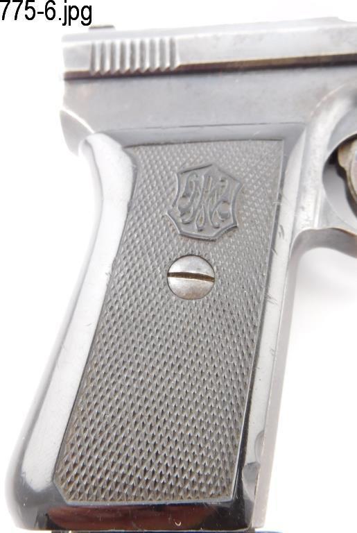 Lot #775 - Mauser  Pocket Pistol  1910/14 SAP