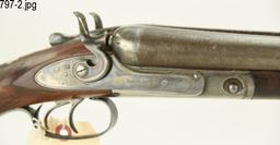 Lot #797 - Parker  SxS Hammer Shotgun Gun