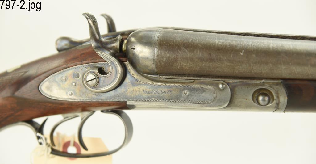 Lot #797 - Parker  SxS Hammer Shotgun Gun