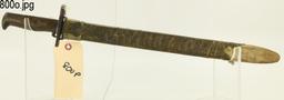 Lot #800P - U.S. WWI Bayonet with scabbard dated 1918 SN# 1030850