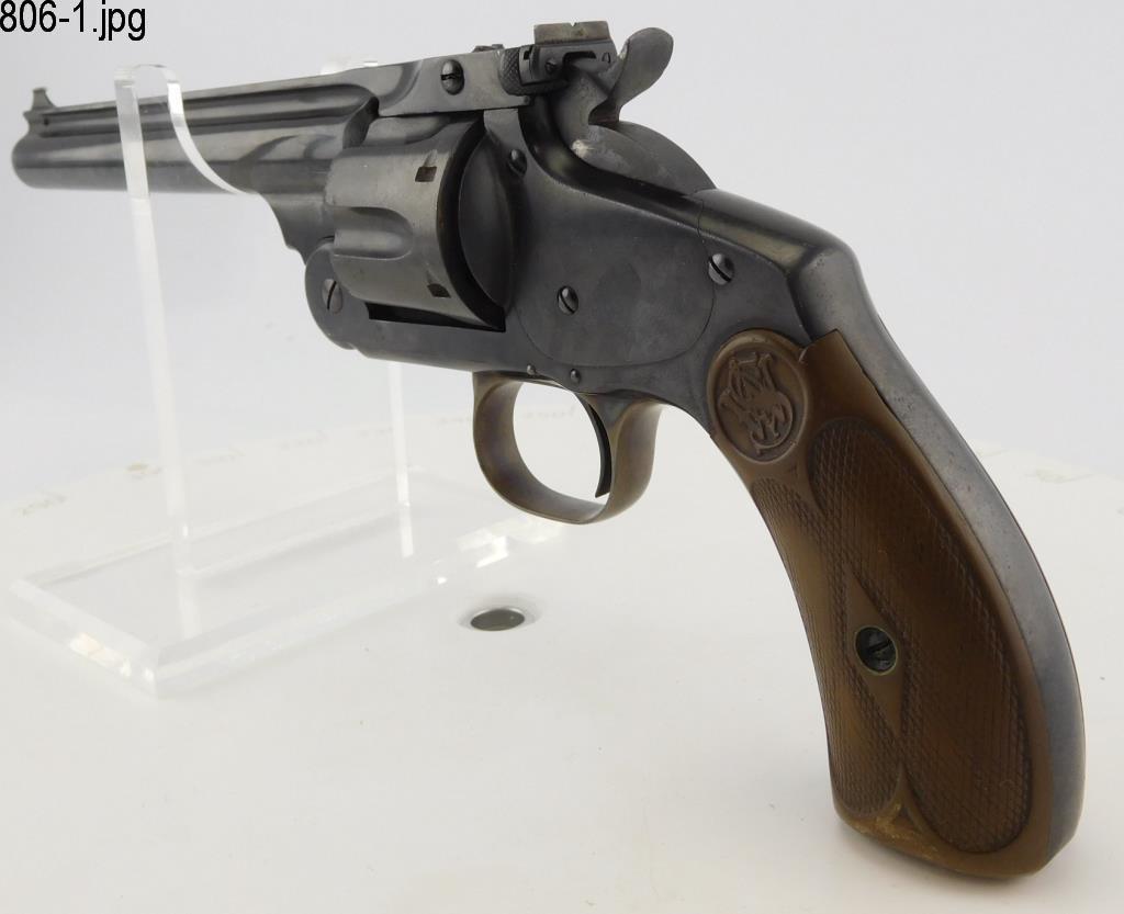 Lot #806 - S&W New Mdl 3 SA Revolver