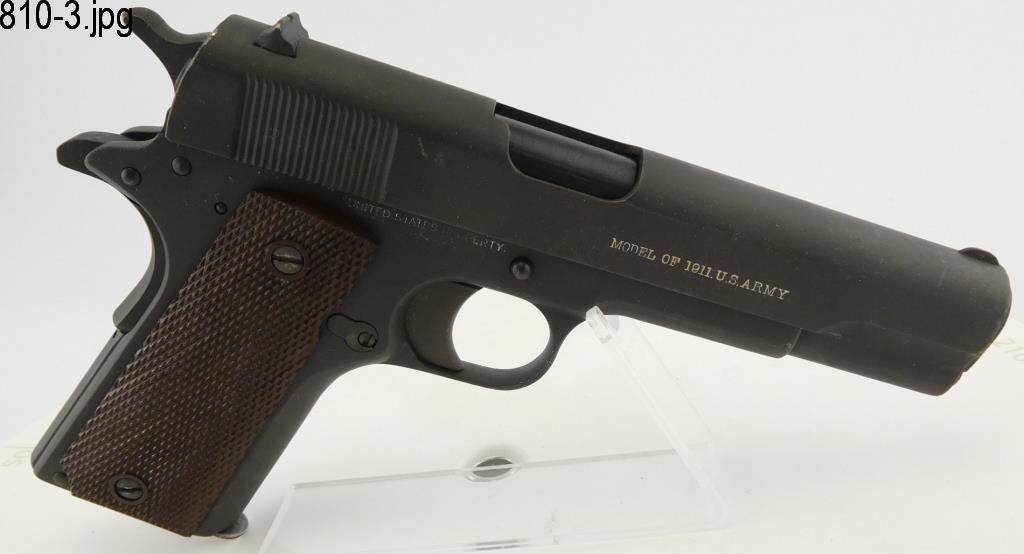 Lot #810 - Colt 1911 US Army SA Pistol