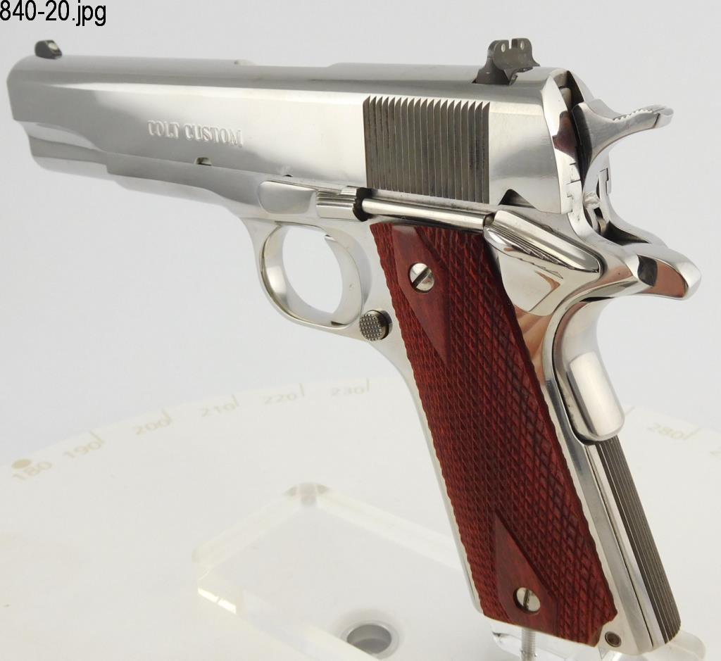 Lot #840 - Colt Custom Govt. .38 Sup Pistol