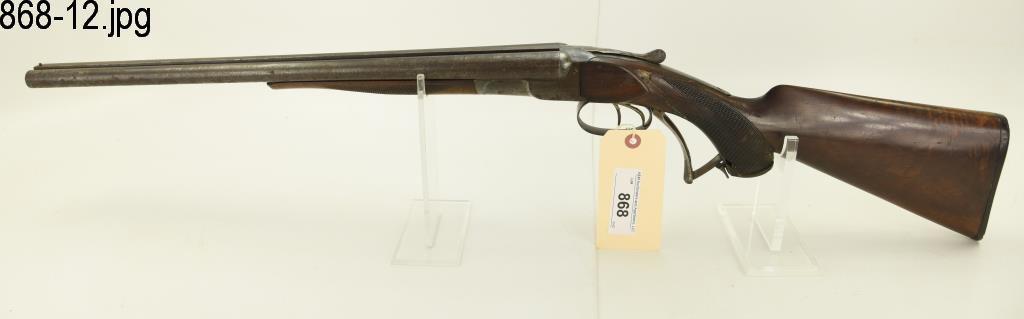 Lot #868 - Whitney Hammerless SxS Shotgun