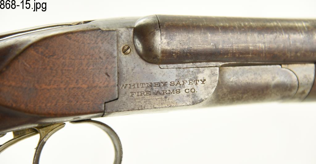 Lot #868 - Whitney Hammerless SxS Shotgun