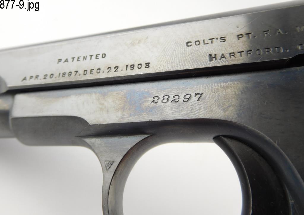 Lot #877 - Colt Pocket Mdl M, Type 3